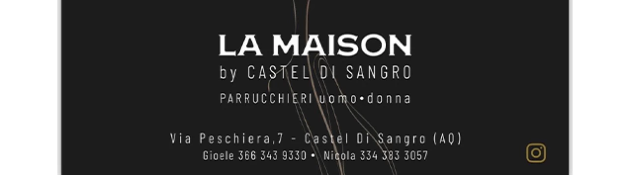 Banner Le Maison Castel Di Sangro 636 per 177 pixel